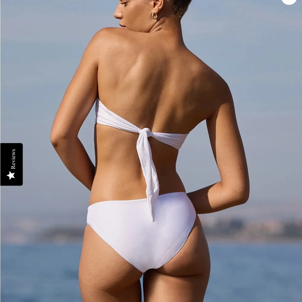 Yellow Ruffled Bikini Set - Picture 6 of 6